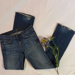 7 For All Mankind Jeans, Distressed Bootcut 🕶